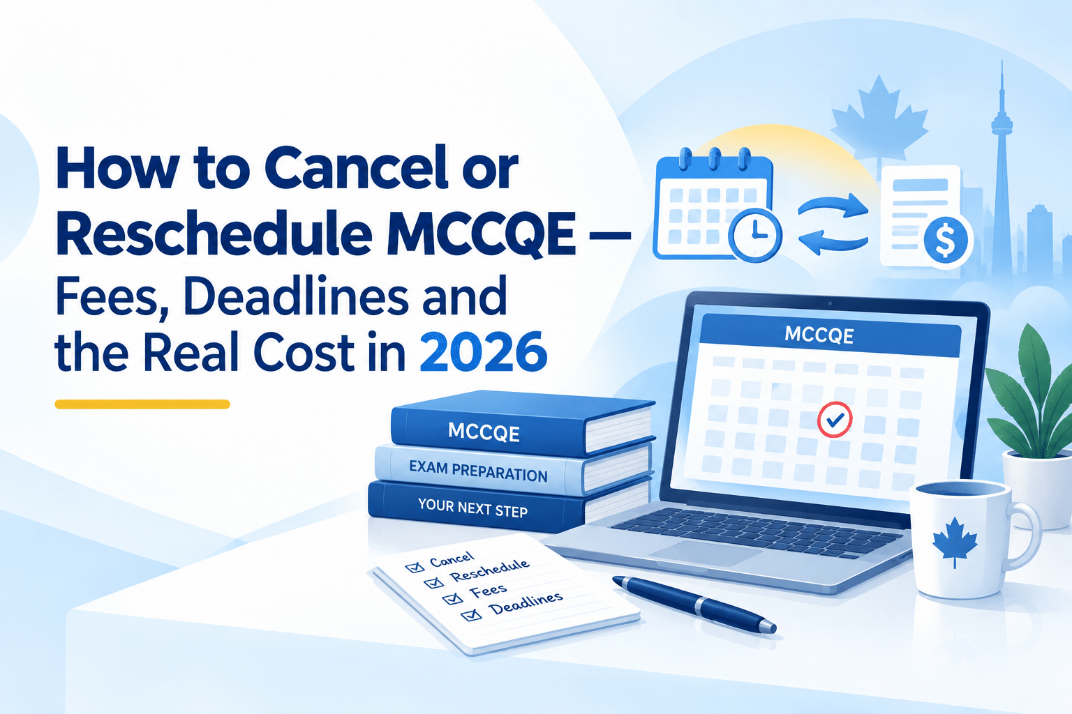 mccqe reschedule or cancel