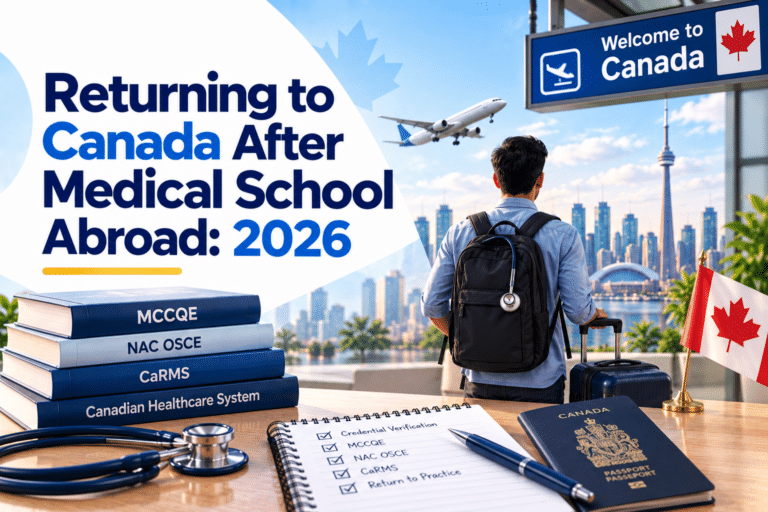 Returning to Canada after medical school abroad