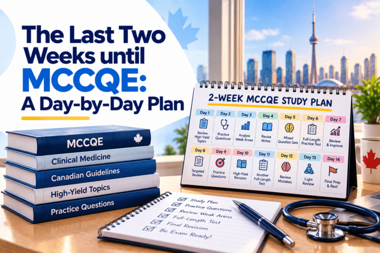 last two weeks until MCCQE