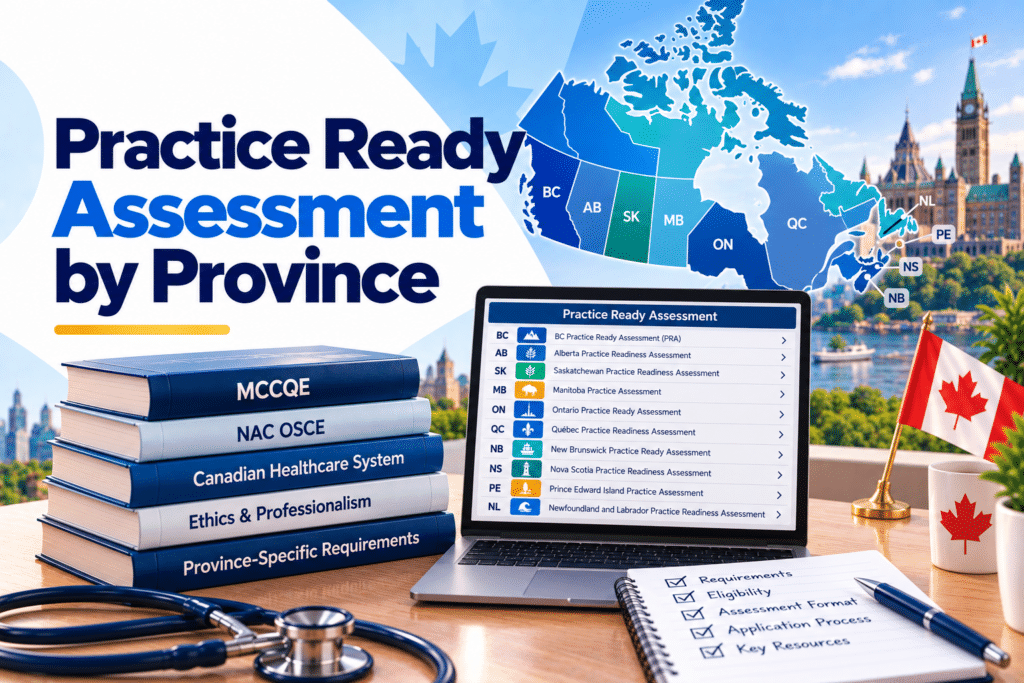 practice ready assessment by province